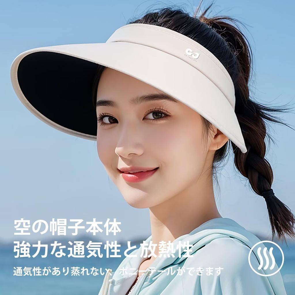 Солнце УФ Широкий Маленькое Лицо УФ Пот Быстро Подбородок Летать Солнце Регулируемый Черный [ZVCXOE] Женский Козырек, Защита, Кепка, Поля, Эффект, Шляпа, Защита, Впитывающий,