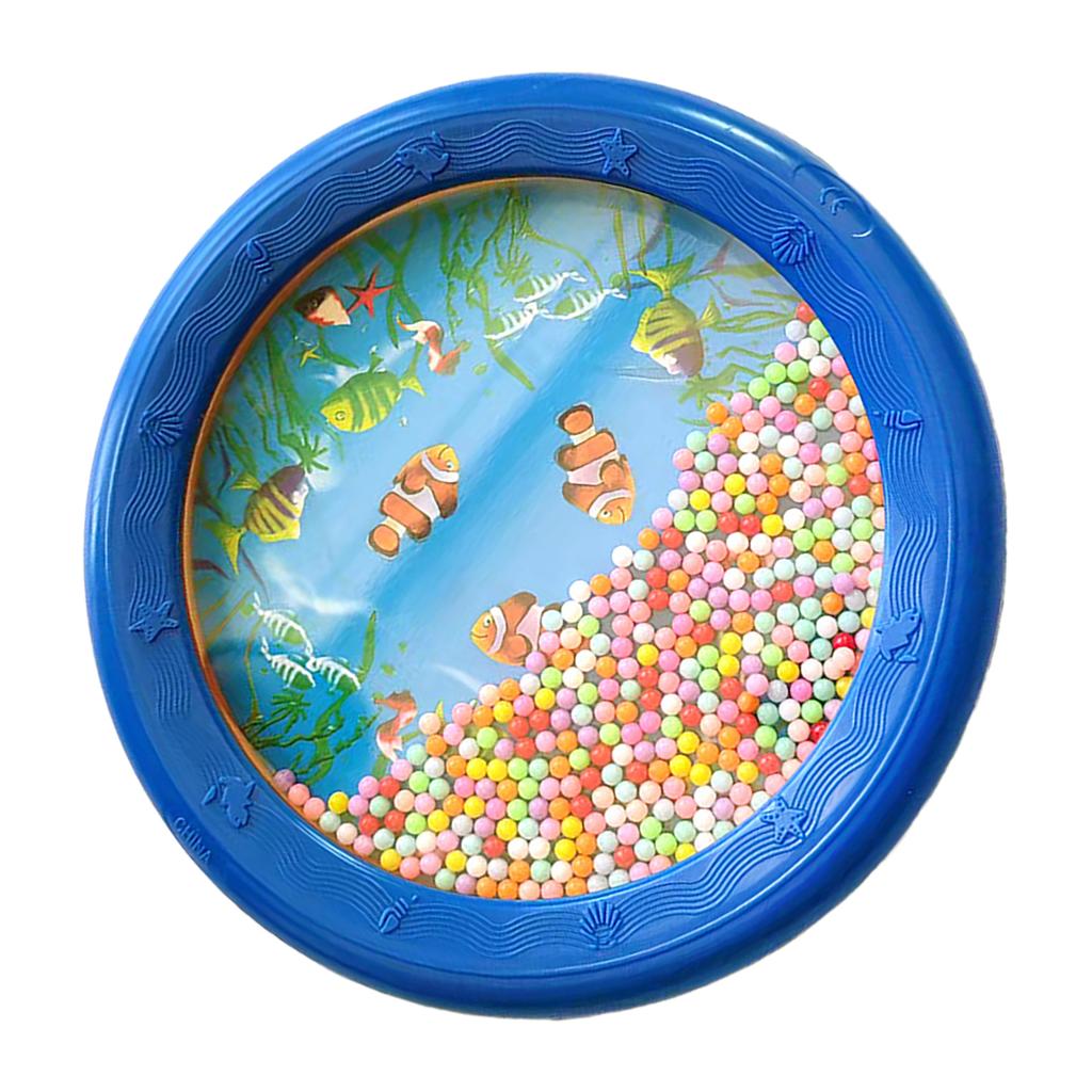 Wave Bead Ocean Drum Plastic Educational Gentle Ocean Sound Drum Percussion for Children Adults