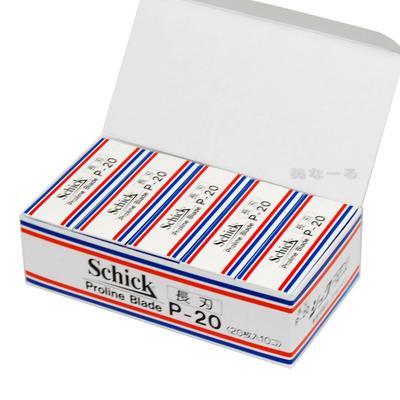Длинное лезвие 20 сменных лезвий x 10 шт. Schick-P20