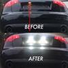 Car LED Number License Plate Lights For Renault Megane 2 Clio Laguna 3 Megane 3 Twingo Master Vel Satis