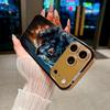 Магический Волк Искры Позолоченный Чехол для Телефона iPhone 17Air 17 16 15 14 13 12 11 Pro Max Plus 16E XR 7 8 Xs X Стеклянная Крышка