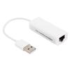 USB2.0 Ethernet Adapter RJ45 White ABS RTL8152B Chip Computer External Network Card