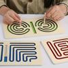 1 Set Left And Right Brain Development Toy Pen Trajectory Training Puzzle Early Education Wooden Teaching Aids Educational Toy Gift