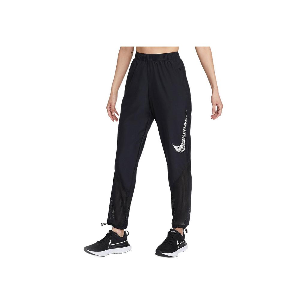 Nike Женские спортивные штаны с логотипом Solid Logo, черные DM7772-010