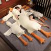 Delightful White Goose Huge Pillow Plush Sleeping Toy Cushion Gift
