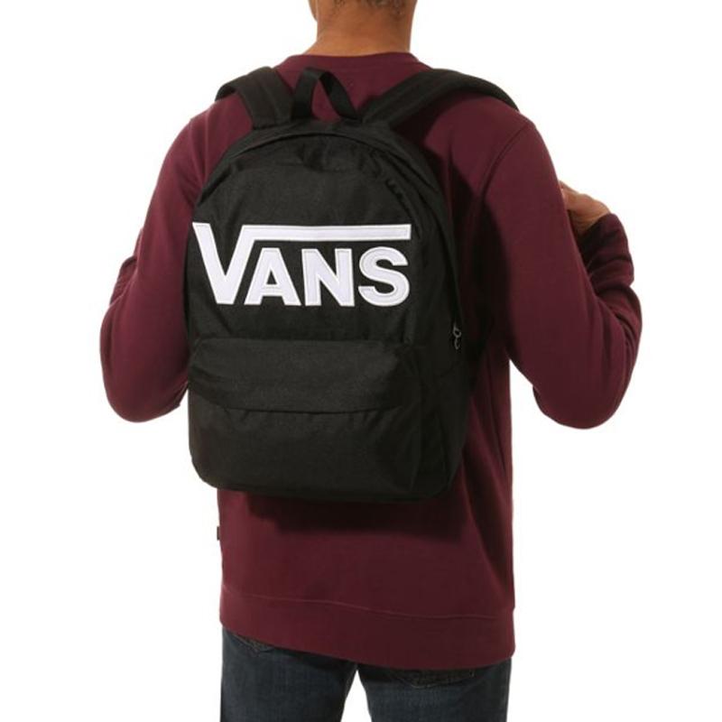 Vans Коллекция Old Skool Полиэстеровый Рюкзак Обычный Унисекс Черный Vans VN0A5KHPY28