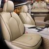 Чехлы на сиденья автомобиля из искусственной кожи для Toyota Camry 2018 2019 2026 2026 2026 Водонепроницаемые автомобильные подушки на сиденья Премиум Полный комплект