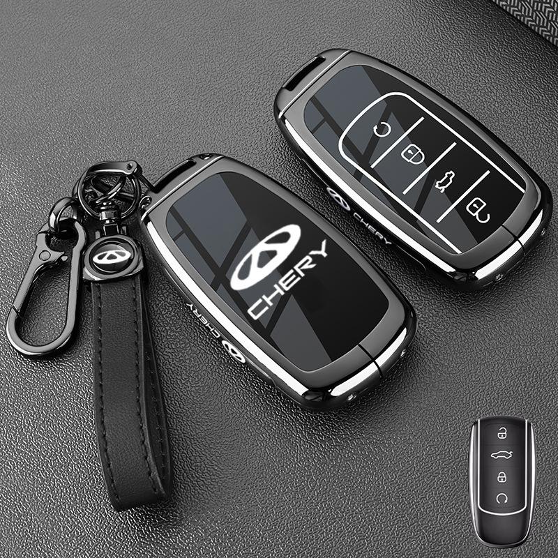 Новый Чехол-Держатель для Ключей из Цинкового Сплава и ТПУ для Chery Jaecoo Tigo 7 8 Pro Max Omoda C5 Tigo7 8 PlusJ6 J7plus J8 Внутренняя Оболочка