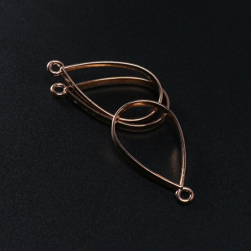 30шт новый открытый ободок кулон пустой Шарм рамка полый кулон DIY изготовление ювелирных изделий