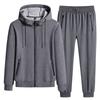 Plus Size Tracksuits Men Sportswear Sets Spring Autumn Clothing Hooded Pants Suit Male 2 Pieces Sweatshirt + Sweatpants 6XL