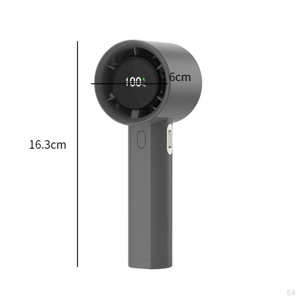 100 Speeds Adjustable Mini Fan, Personal Small Desk USB Rechargeable Handheld Fan for