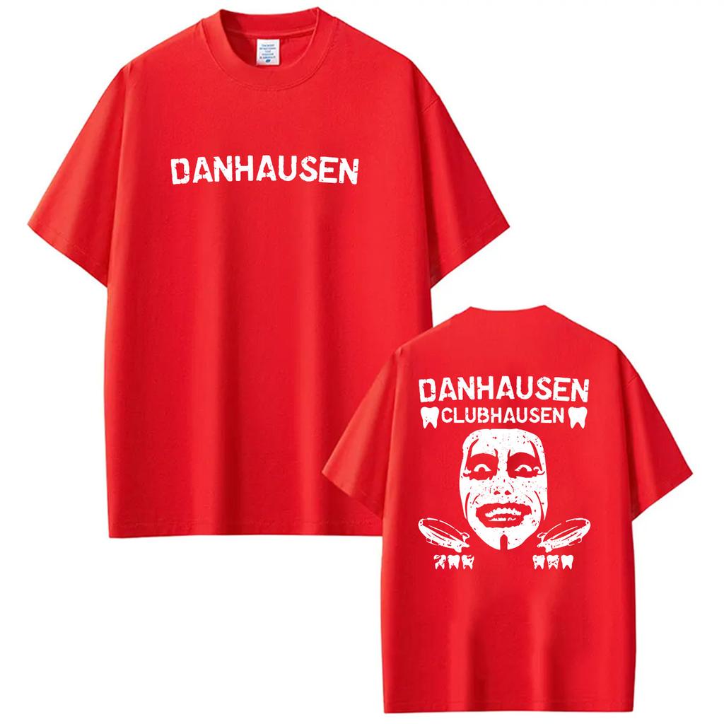 2026 Hot Danhausen Wrestler Graphic T Shirts Mens Punk Gothic Fashion Short Sleeve Tshirt Man Vintage Cotton Tshirt Streetwear