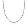 [Anti-Turn] Essence Silver (W) 4-Prong Tennis Necklace 3.0mm HL4N51413W9400
