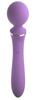 Fantasy For Her - Massager and Vibrator in One Purple 19.5cm