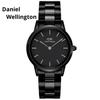 Подержанные кварцевые часы Daniel Wellington Мужские Черная керамика
