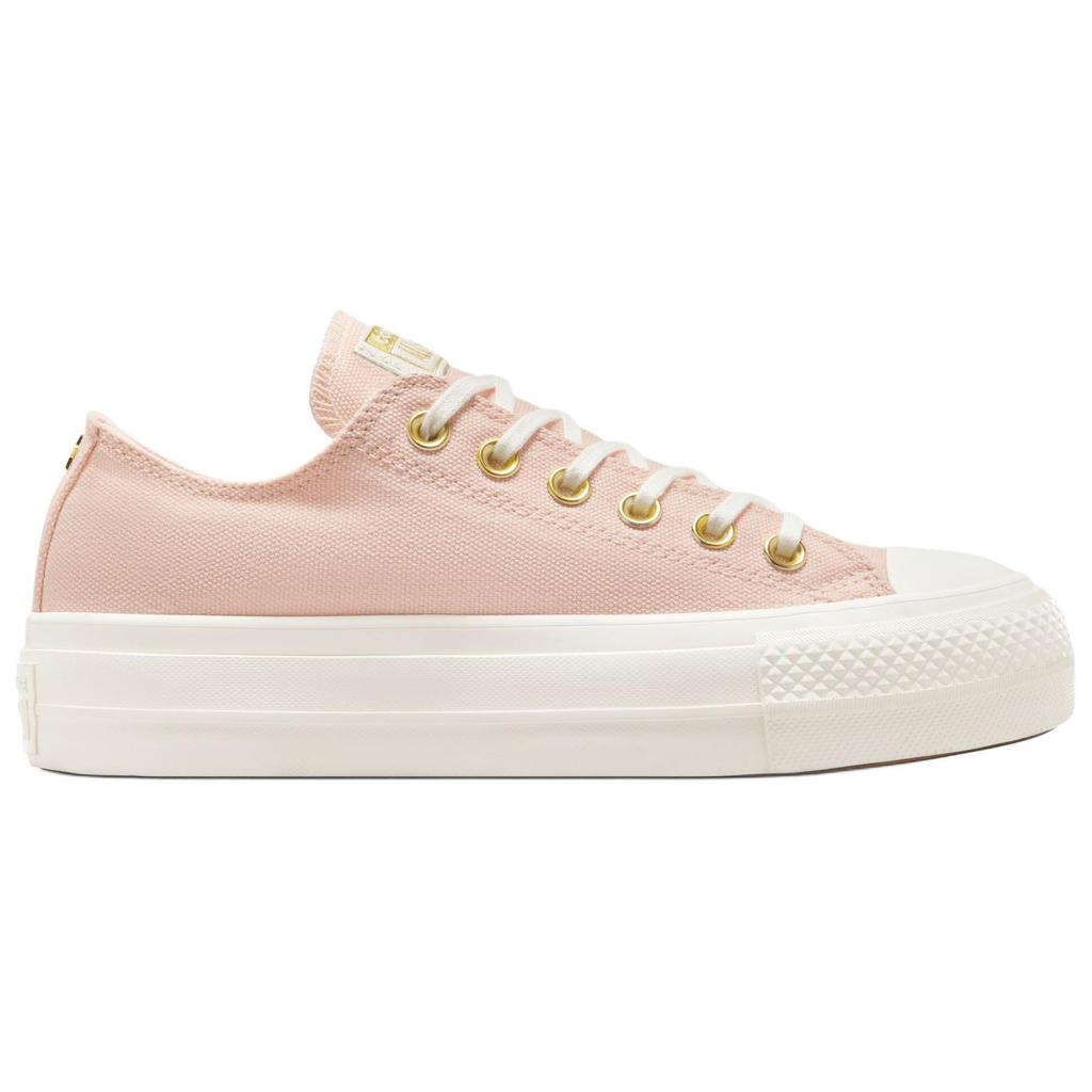 Converse Chuck Taylor All Star Lift Gold Comfortable Soft Low Top Canvas Shoes Women Sneakers Pink A12584C