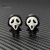 Черная мантия Призрак Фигурка 3D Печать Лицо Крика Украшение, Мини Настольная Статуэтка для Хэллоуина Миниатюрный Подарок Украшение, Забавный Скелет Дом