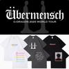 G Dragon UberUnisexsch Concert T Shirt Unisex Women Kpop Fashion Print Cotton Tshirt Summer Short Sleeve Tee Tops Trend Loose Clothes