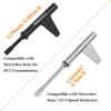 7PCS Metal Transmission Oil Change Filling Tool, Compatible With Mercedes Benz 725.0 8-Speed 9-Speed Transmission, With 9-Speed Hybrid Fuel Filler