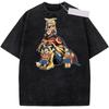 Summer My Hero Academia All Might Deku Washed Shirts Oversize Tshirts Men Women Tees Short Sleeve Cotton Washed Tshirt