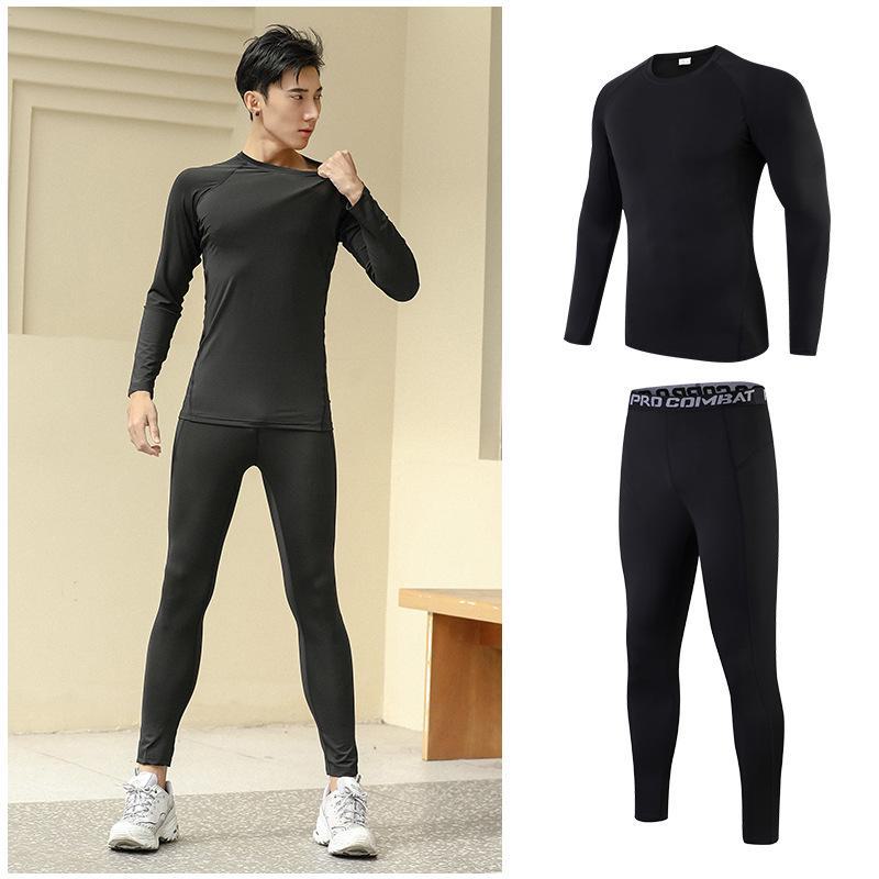 Быстросохнущие бархатные спортивные костюмы для мальчиков и детей на весну/осень — теплые, облегающие, подходят для женщин и взрослых, идеально подходят для занятий спортом на открытом воздухе и бега