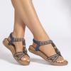 Женская обувь в стиле бохо, мода, ретро, сандалии ручной работы, расшитые бисером, женская обувь, легкая пляжная обувь для женщин