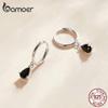 BAMOER 925 Sterling Silver Hypoallergenic Water Drop Ear Buckles for Women Delicate Jewelry