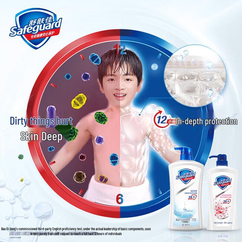 Safeguard Healthy & Refreshing Lemon Shower Gel