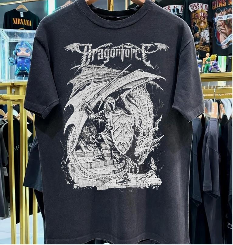 Collection DragonForce Band Gift Funny All Size Tee Unisex T-Shirt