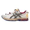 Asics Гель Кахана 8 FL Износостойкое Дышащее Покрытие Низкий верх Повседневные Кроссовки для трейлраннинга Мужские Белые Черные Красные Кроссовки 1011B828-100