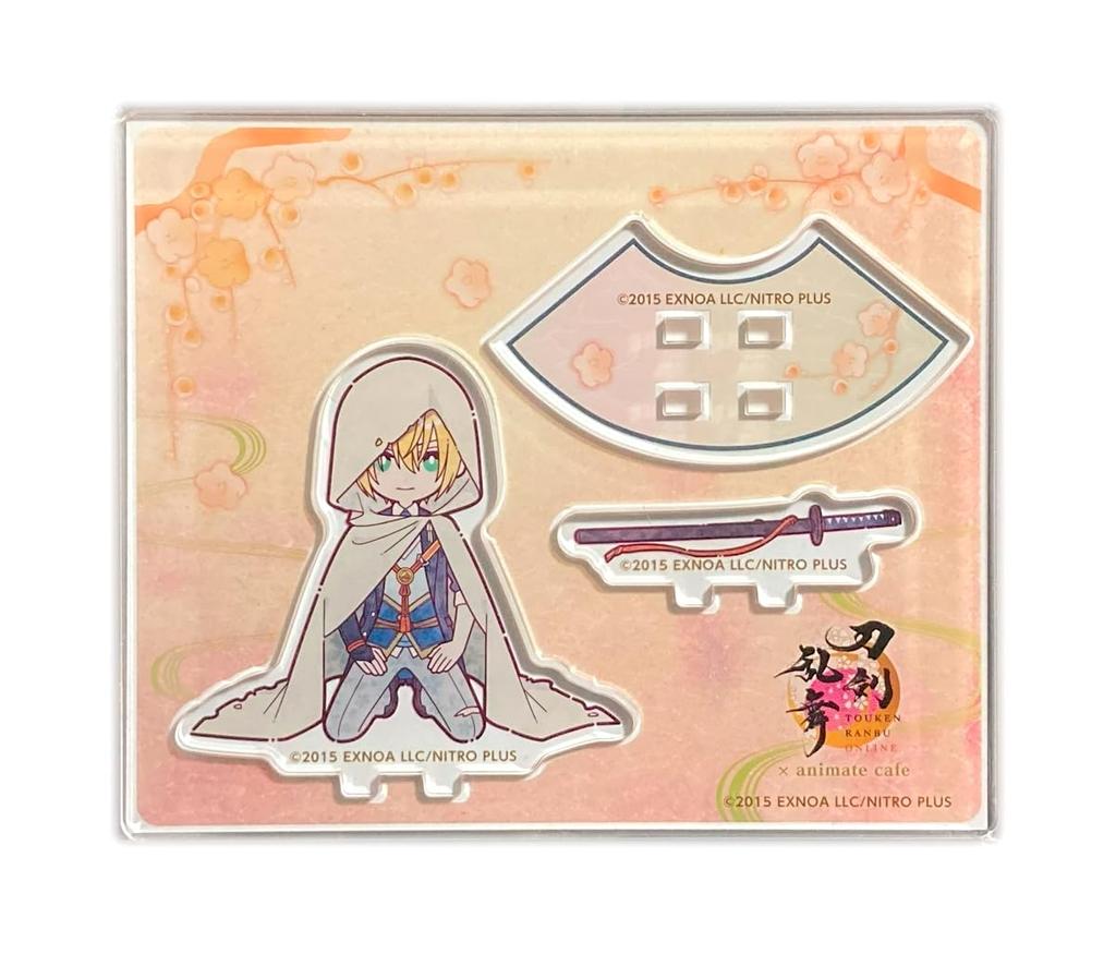 Touken Ranbu ONLINE" 10-я годовщина Часть 2 × animate cafe Коленопреклоненный мини-акриловый стенд Ямабагири Кунихиро