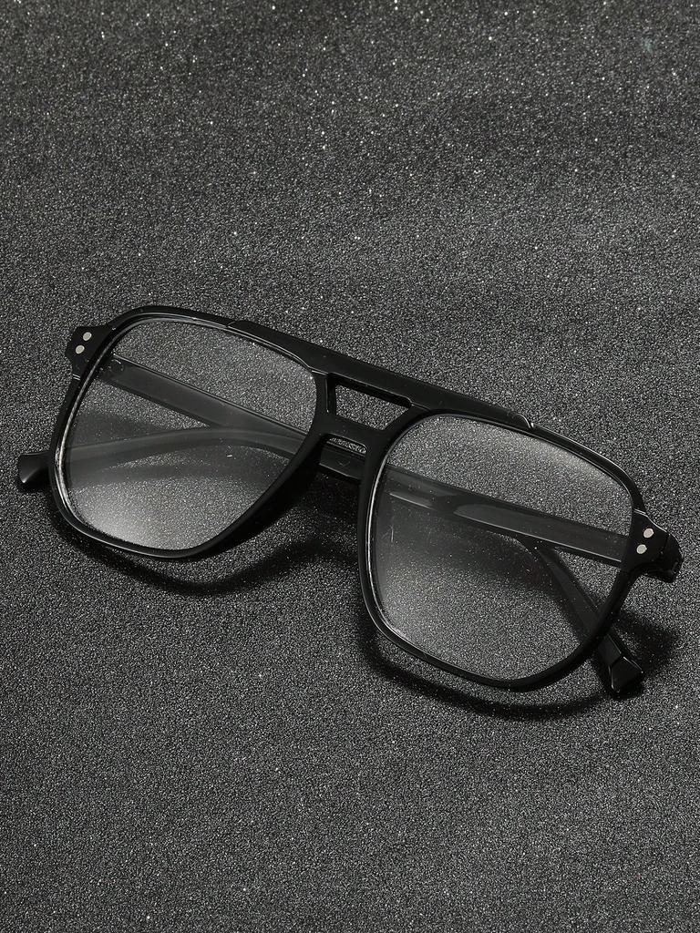 3 шт. Классические модные пластиковые оправы для женщин, прозрачные очки для мужчин, повседневные очки для фотосъемки, аксессуары для одежды.