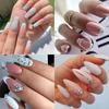 3D Nail Art  12-Grid Super-Shiny Flatback  Decorative Nail Art Adhesive Multiple Shapes Diy Nail Designs