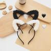 Plush Cat & Fox Ear Headband for Women - Cute Animal Hair Accessories
