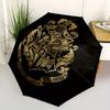 1pc Hogwarts Crest Auto Cute Umbrella 8-Bone Design Compact Gear for Outdoor Travel, Perfect Gift for Friends or Family y250829134