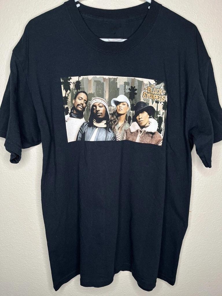 Vintage The Black Eyed Peas Band Members Black Size S-4XL T-Shirt BL2047