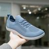 Men's and Women's Fly-woven Wide-head Shoes Low-top Lace-up Mesh Shoes Breathable and Lightweight Casual Sports Shoes Men's