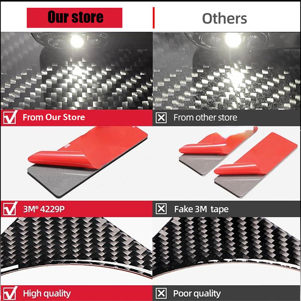 Для Mercedes Benz C Class W205 2014- Карбоновый руль автомобиля логотип декоративные наклейки автомобильные аксессуары для интерьера