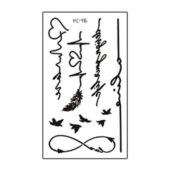 Tattoo Stickers Waterproof Durable Paper Temporary Tattoo Stickers for Party