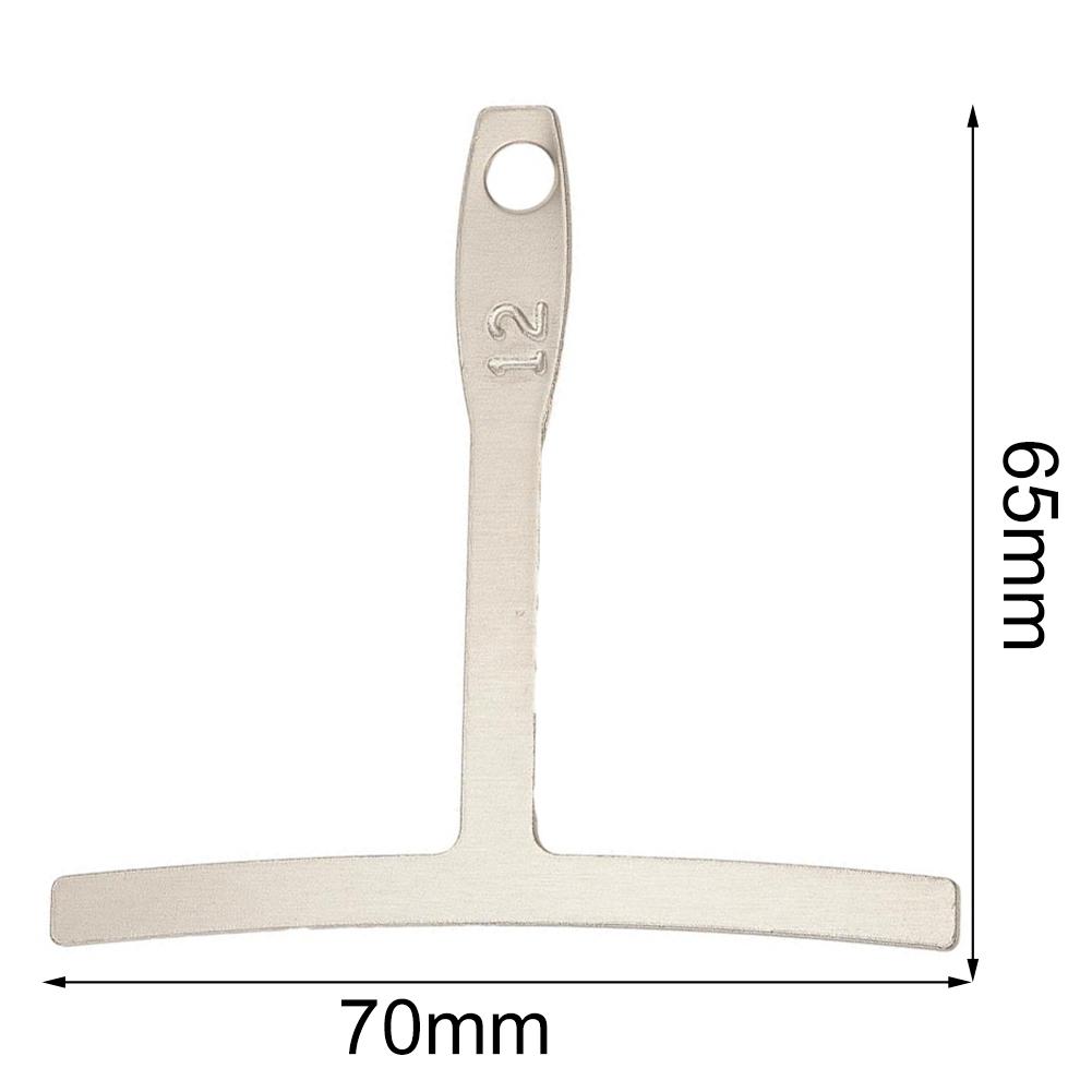 Линейка для высоты струн гитары Т-образные линейки Пластиковый набор Нержавеющая сталь