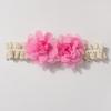 New baby lace headband cute chiffon flower children's headscarf thin comfortable baby hair accessories