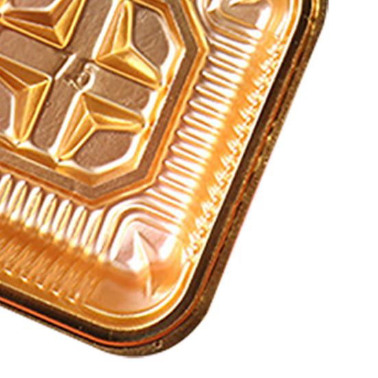 100шт безопасный квадратной формы милый прочный прозрачный контейнер для печенья и конфет контейнер для торта