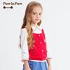 Вязаный жилет для девочек PawinPaw с мультяшным мишкой