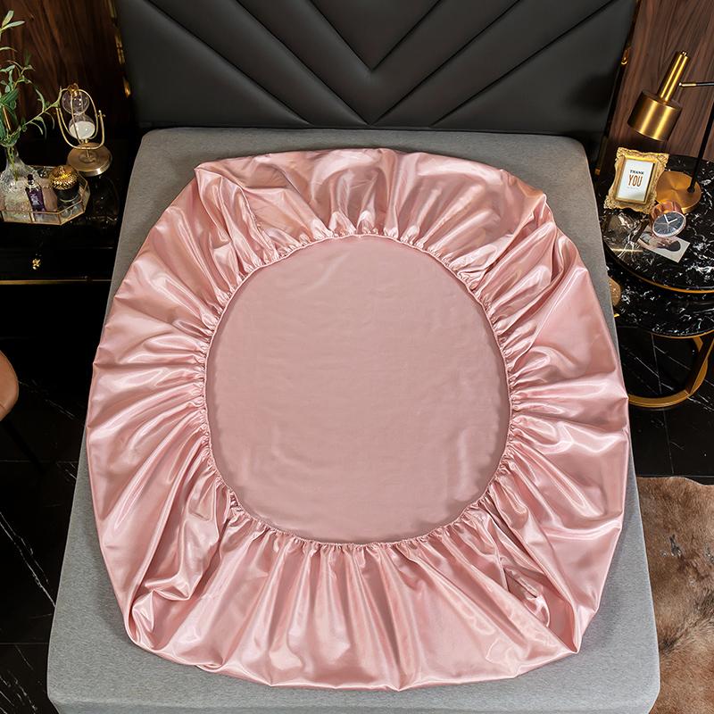 Мягкие легкие роскошные простыни с эластичной лентой, защитное покрывало для матраса для двуспальной кровати