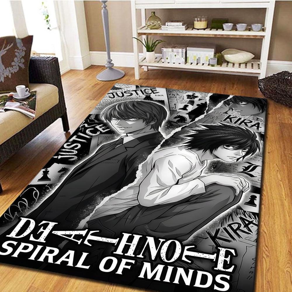 Death Note Patterned Carpet for Bedrooms Living Room Sofas Christmas Gifts Halloween Gifts HE10