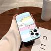 Милый Чехол для Телефона с Печатью M-Mamegoma для iPhone 17,16,15,14,13,12,11,Pro,X,Xs,MAX,Plus, Мягкий ТПУ, Приятный для Кожи Чехол