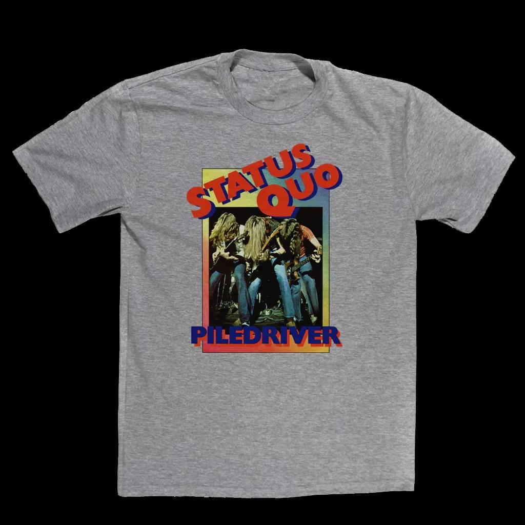 2025 Status Quo Piledriver Trend Clothing Pattern Printing Summer Luxury Brand Cotton Mens and Womens TShirts Short Sleeves