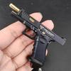 1:3 Мини-модель пистолета G34 из полусплава, игрушечный пистолет, брелок, подвеска для сумки, поделка для детей и взрослых