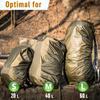 Водонепроницаемый чехол от дождя для рюкзака M-Tac (S/20 L) с ремнем-пряжкой и чехлом для пеших походов, кемпинга, путешествий