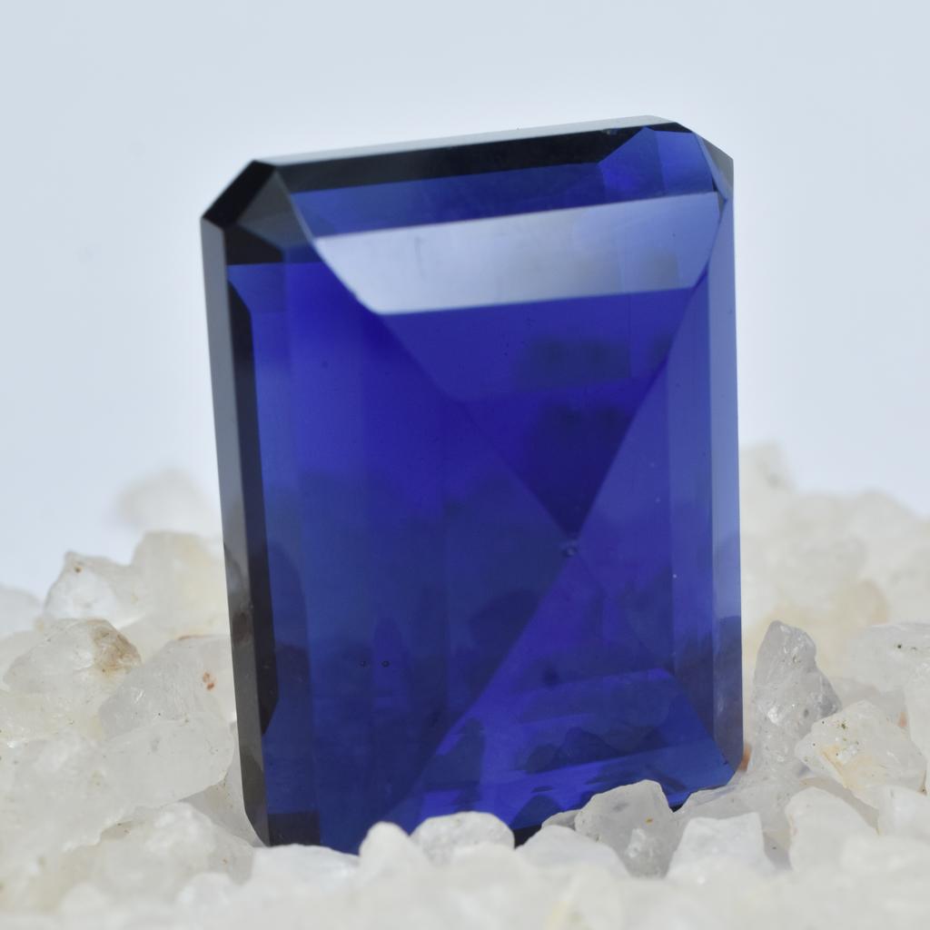 Natural Purple Amethyst Loose Gemstone 89.10 ct Emerald Cut for Jewelry Making and Gem Collections